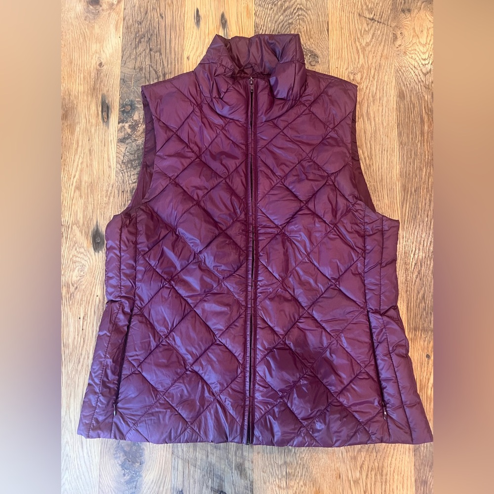 LOFT Women's Quilted Vest - Purple
